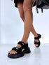 "OBSESSION AL23" vasaras sandales - melnas